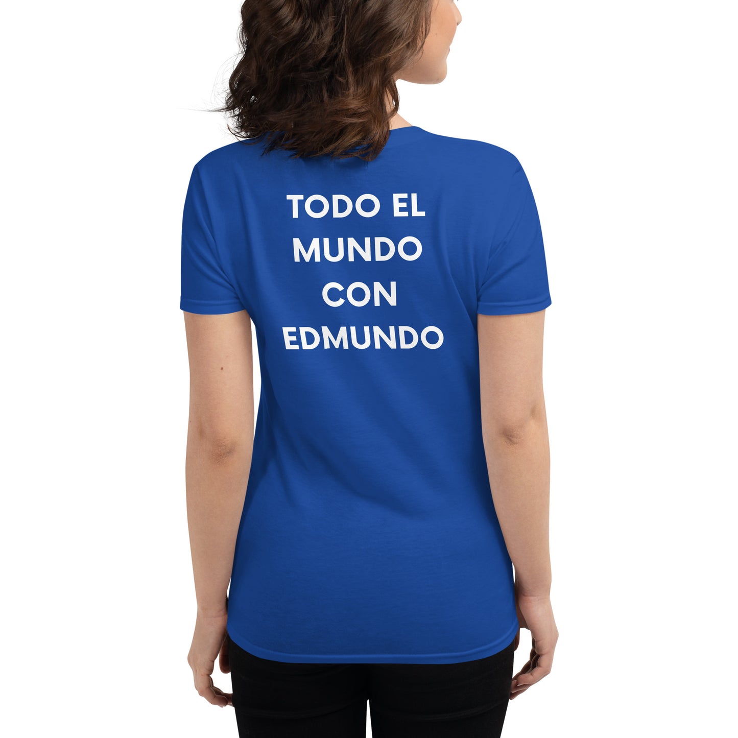 Camiseta mujer Venezuela hasta el final azul