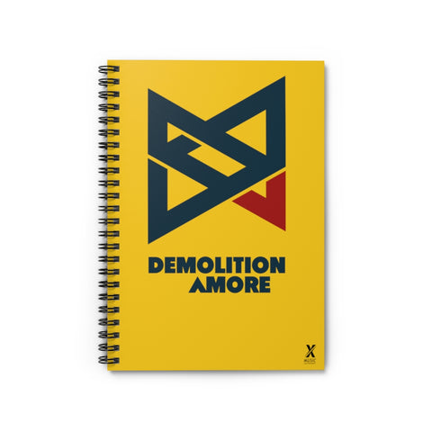 Demolition Amore Spiral Notebook - Ruled Line
