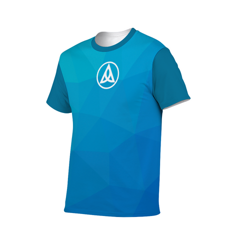 Blue Polygon T-Shirt