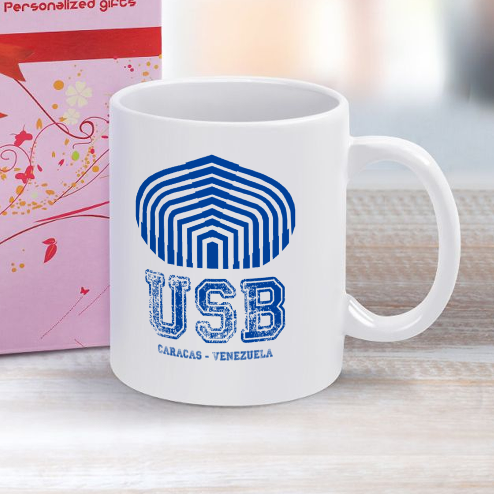 Taza Mug USB Blue color 325 ml