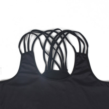 Women's Star Criss Cross Back Tank Top