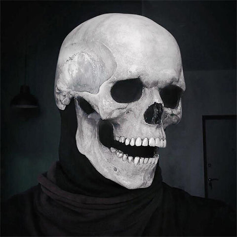 Halloween Mouth Moving Mask Skull