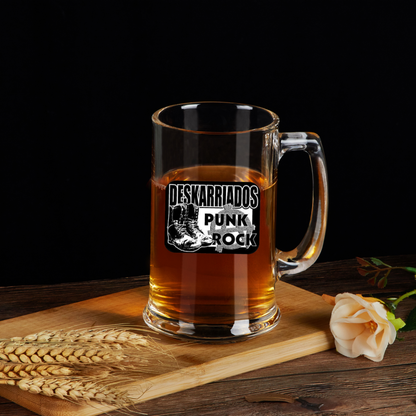 Deskarriados Punk Rock Beer Glass 13 oz