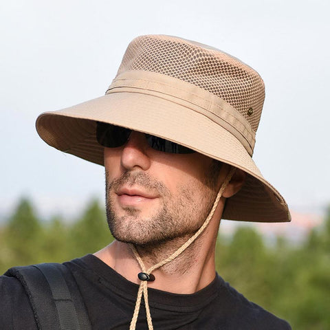 Men's Foldable Sun Protection Hiking Cap