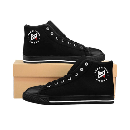 Demolition Amore Men's High-top Sneakers Black