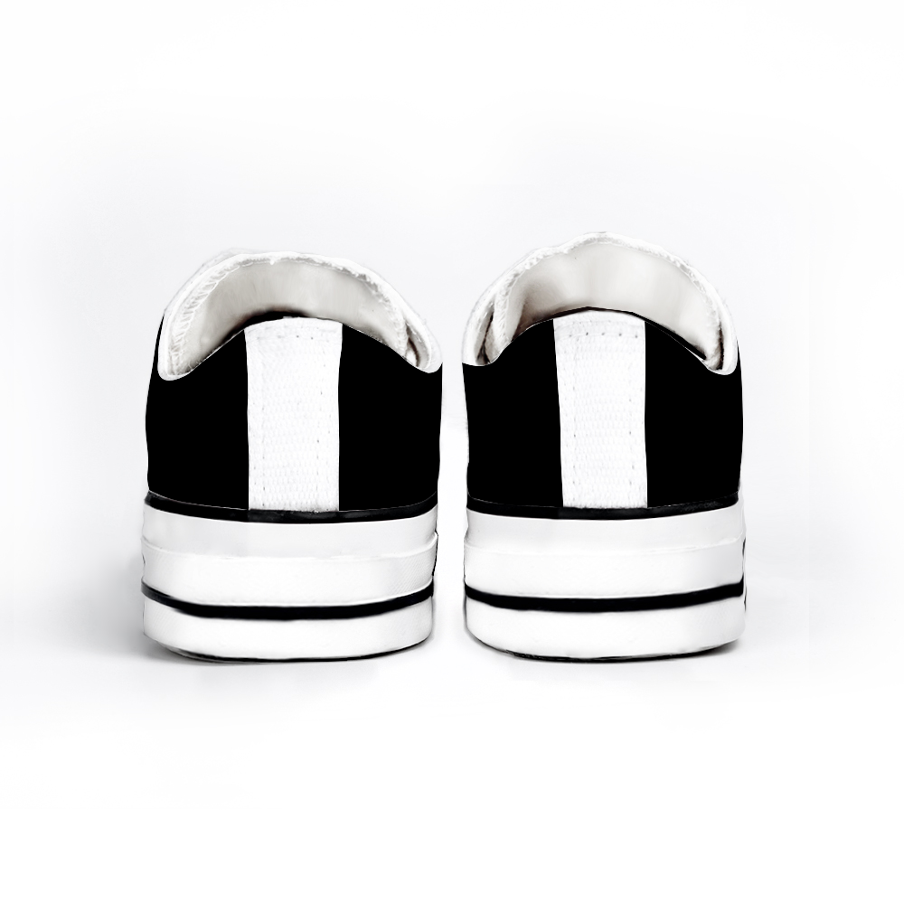 Trauma Black Low-top slip-on shoes