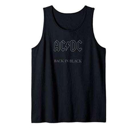 AC/DC - Back in Black Album Artwork Tank Top