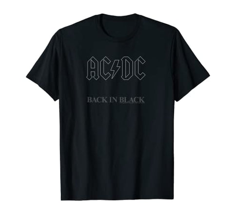AC/DC - Back in Black Album Artwork T-Shirt