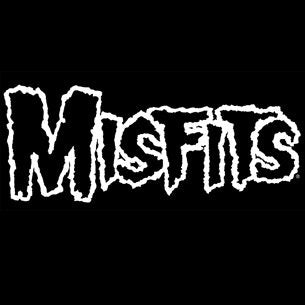 Impact Men's The Misfits Skull & Logo T-Shirt M Black