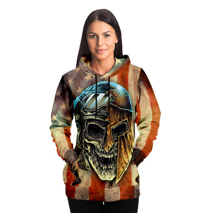 Deska American Flag Skull Hoodie