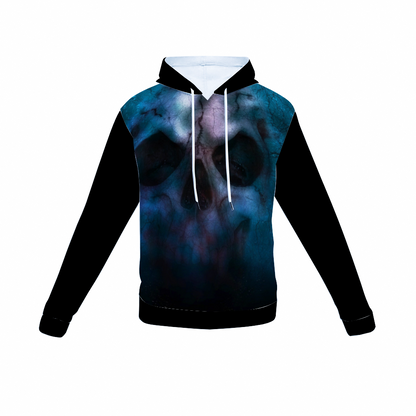 Dark Blue Skull Hoodie