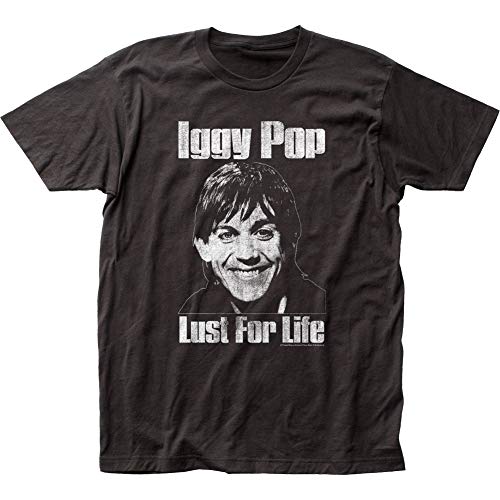 Impact Merchandising Iggy Pop Lust for Life Fitted Jersey tee (Small)