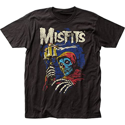 Impact Merchandising Misfits Candelabra Fitted Jersey tee (Large) Black