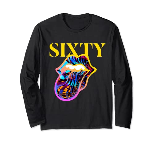 Official Rolling Stones Sixty Tongue Long Sleeve T-Shirt