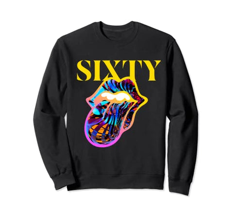 Official Rolling Stones Sixty Tongue Sweatshirt