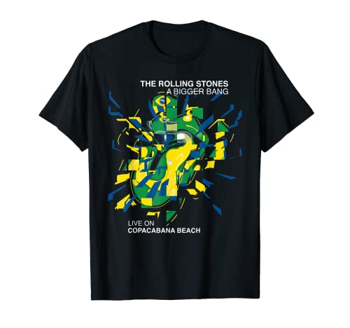 Official Rolling Stones A Bigger Bang Bursting Tongue Logo T-Shirt