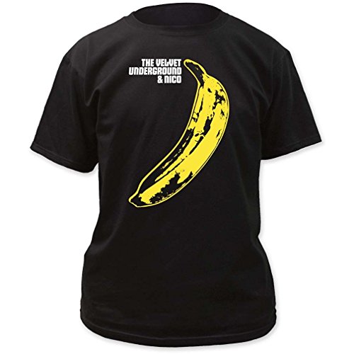 Impact Men's Velvet Underground Warhol Banana T-Shirt, Black, Small