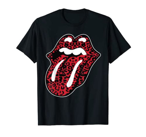 Official Rolling Stones Leopard Tongue T-Shirt