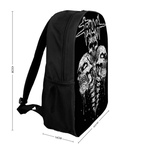 Trauma Skulls Black Backpack 43cm