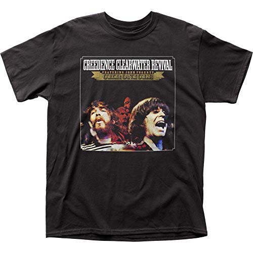 Creedence Clearwater Revival 1960 American Rock Band Chronicle Adult T-Shirt Tee Black