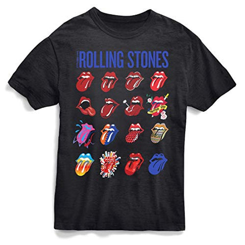Rolling Stones Evolution Black T-Shirt Black X-Large