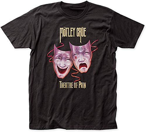 Impact Merchandising Mötley Crüe Theatre of Pain Fitted Jersey tee (Large) Black