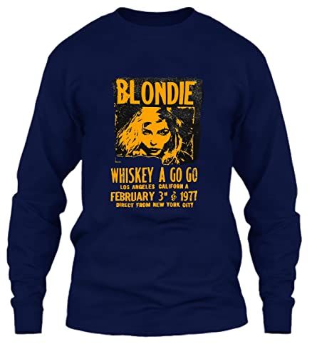 Deborah Blondie Band Music Vintage Regular Fit T Shirt Blondie T Shirt Vintage Rock Shirts Cool 80s Band Black UNIS