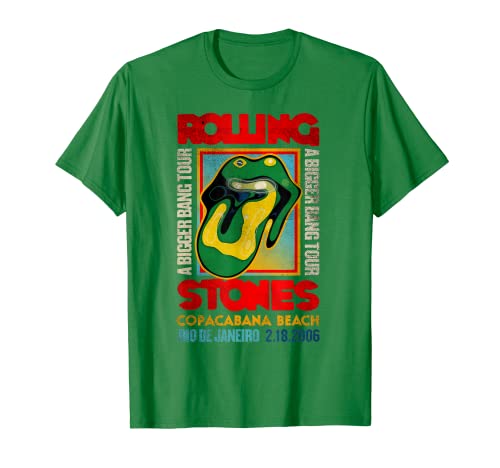 Official Rolling Stones A Bigger Bang Copacabana Tour T-Shirt