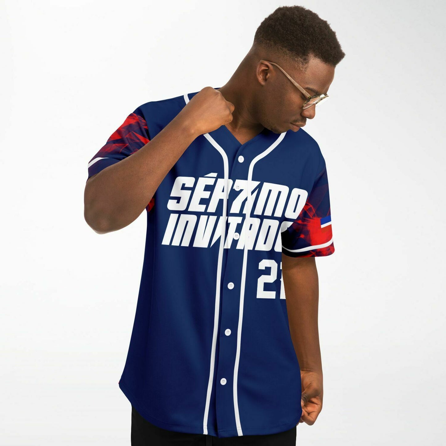 Séptimo Invitado Baseball Jersey 21