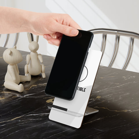Combustible Display Stand for Smartphones