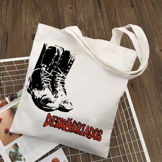 Deskarriados Punk Boots Tote Bags