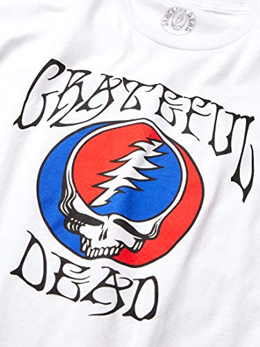 Impact Grateful Dead Logo with Steal Your Face Fitted Men's T Shirt - Large