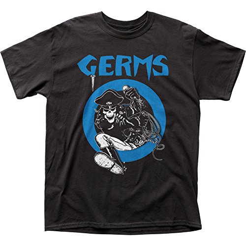 Germs Hardcore Punk Rock Band Music Group Skull Adult T-Shirt Tee