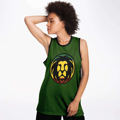 The Fashion Lion Basketball Jersey Green