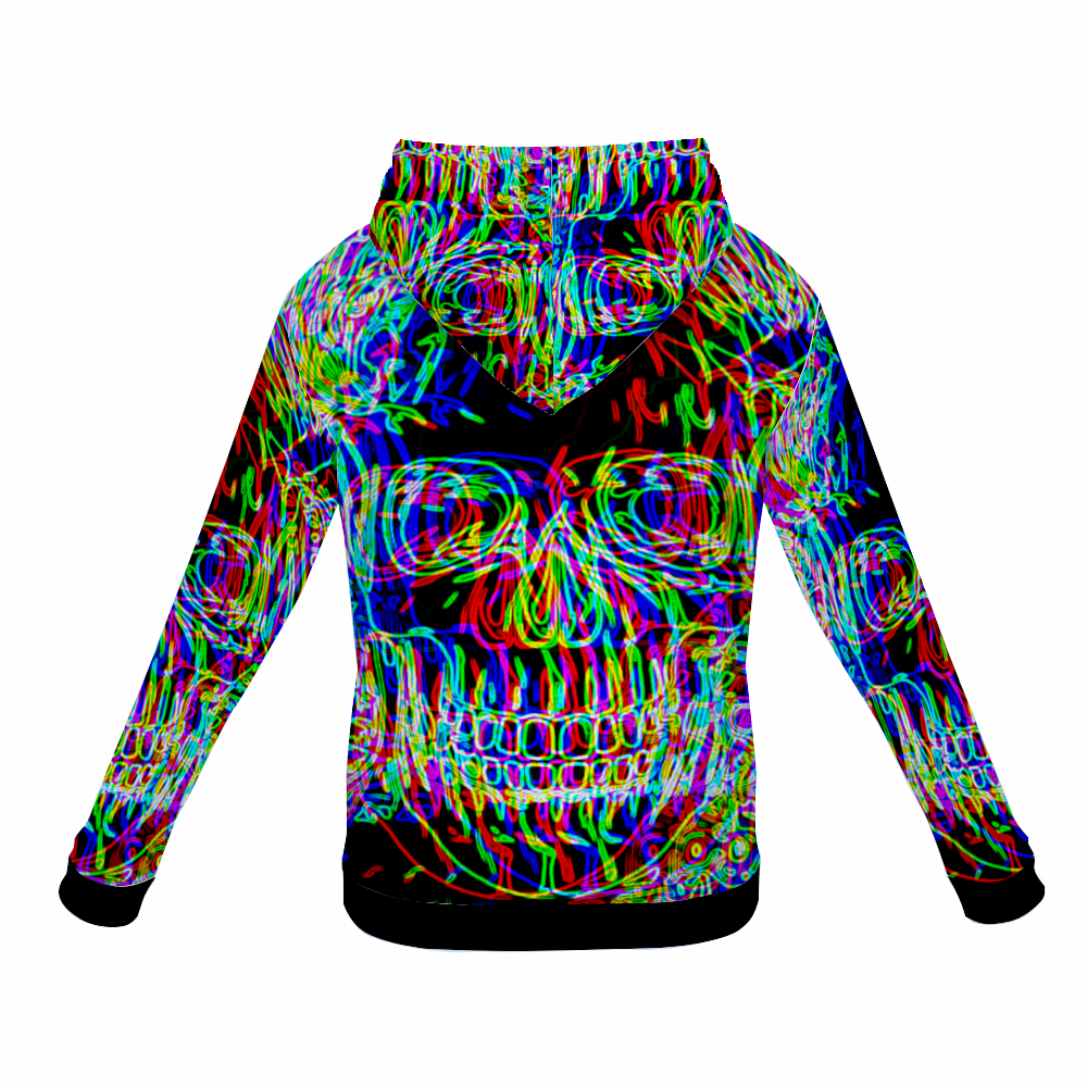 Stencil Skull Hoodie