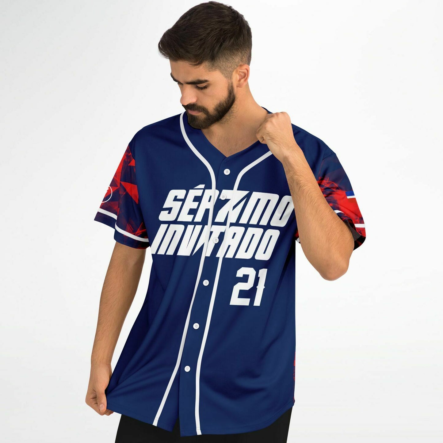 Séptimo Invitado Baseball Jersey 21