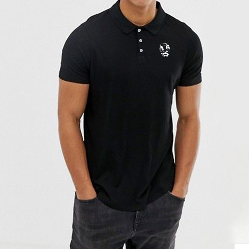 Buisy Men's Black Classic Polo Shirt