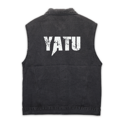 Yatu Vintage Sleeveless Denim Waistcoat