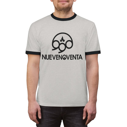 Camiseta Ringer NueveNoventa Banda de Rock Unisex