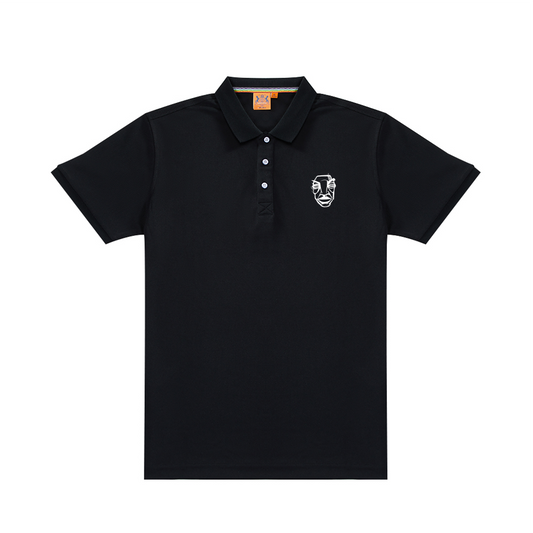 Buisy Men's Black Classic Polo Shirt