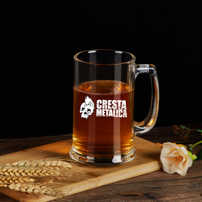 Cresta Metalica Beer Glass