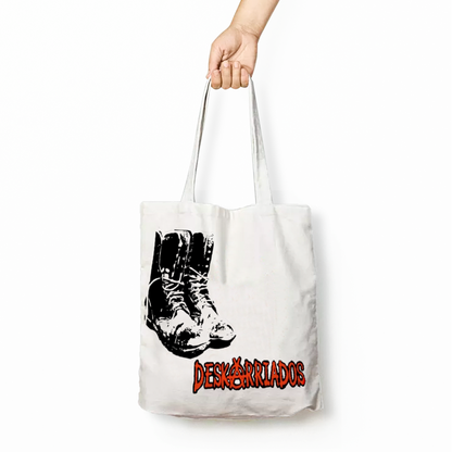 Deskarriados Punk Boots Tote Bags