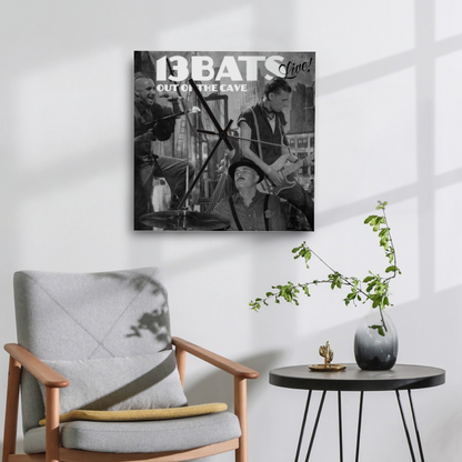 13 Bats Out Of The Cave Live Wall Clock