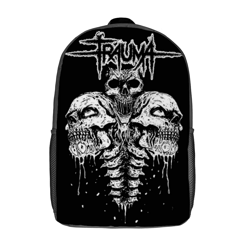 Trauma Skulls Black Backpack 43cm