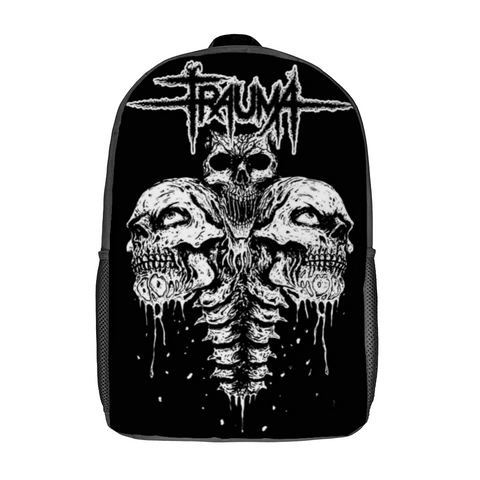 Trauma Skulls Black Backpack 43cm
