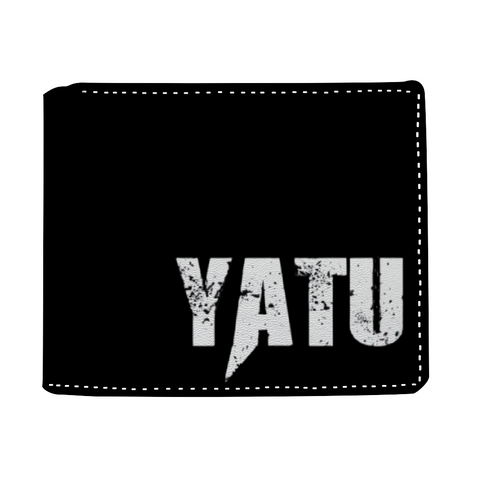 Yatu Black Leather Pocket Wallet