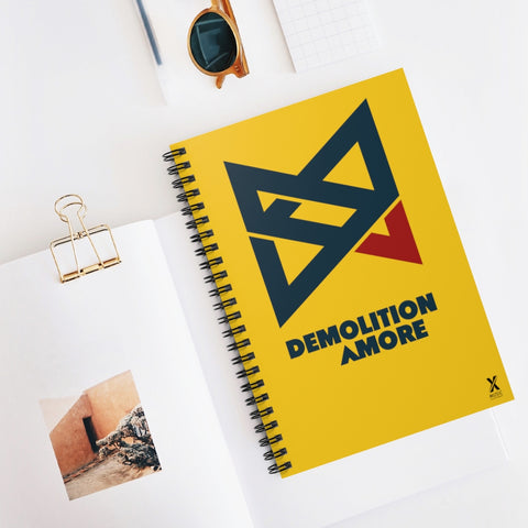 Demolition Amore Spiral Notebook - Ruled Line