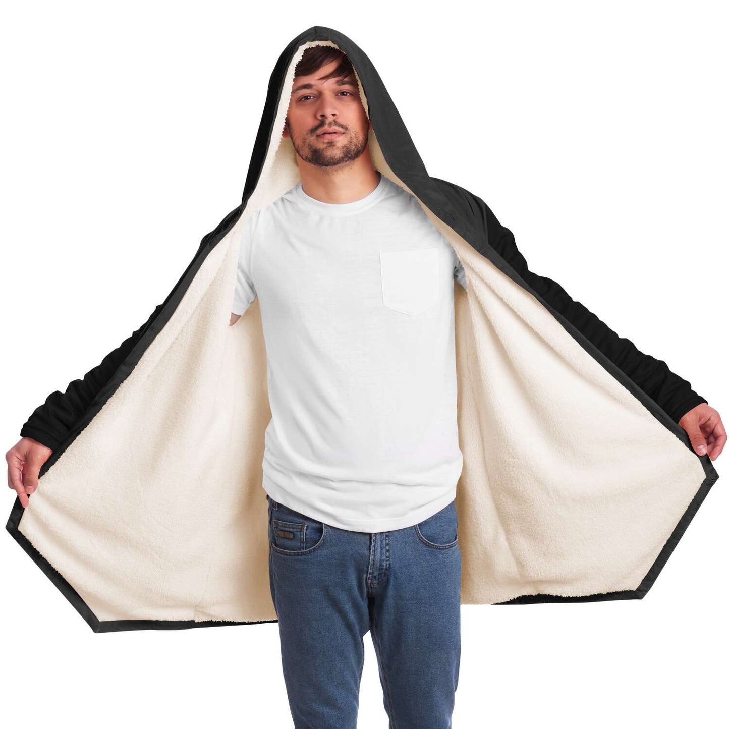DESKA Clothing Microfleece Cloak Sport Grey