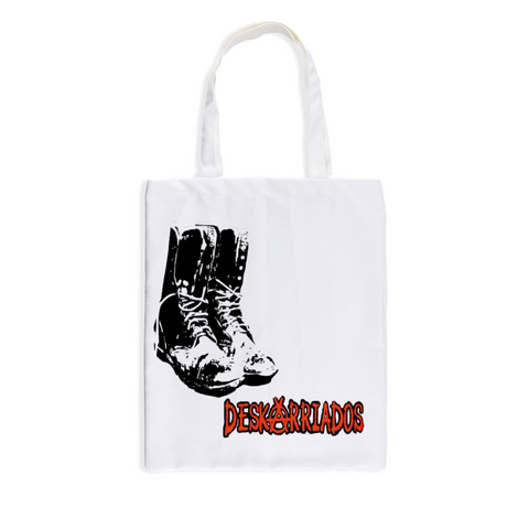 Deskarriados Punk Boots Tote Bags