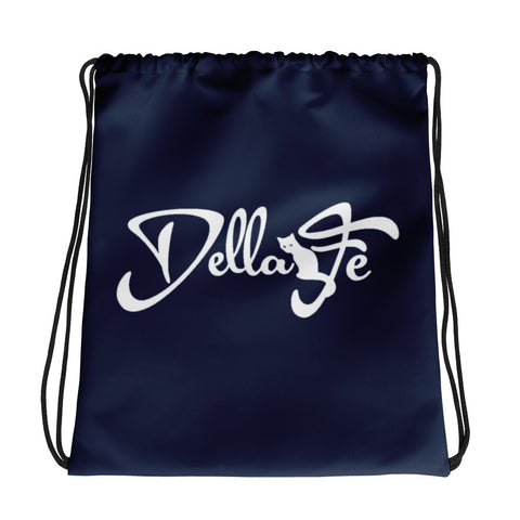 DellaFe Navy Drawstring bag